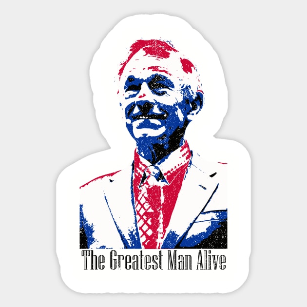 Ron Paul: The Greatest Man Alive Sticker by Classicshirts